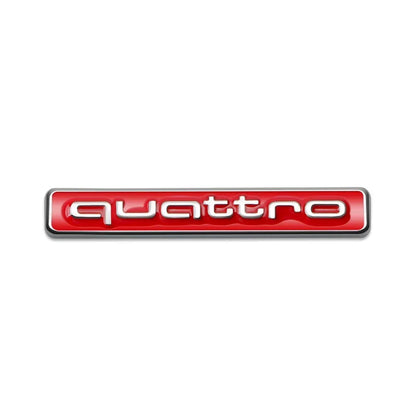 Emblema Quattro AI de estilo de carro em metal