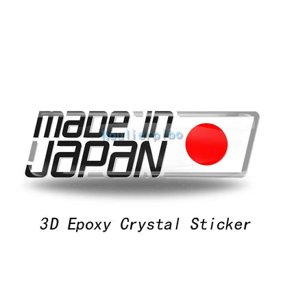 JDM 3D Epoxy Crystal Sticker Set