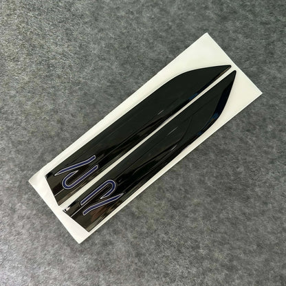 2Pcs R Line Car Stickers