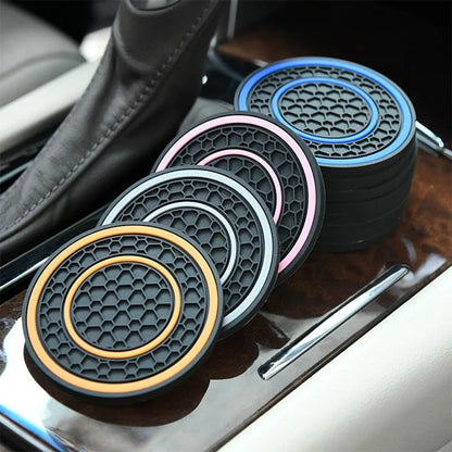 2Pcs Universal Car Cup Coasters 