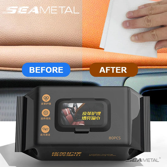 Leather Care Cleaning Wipes