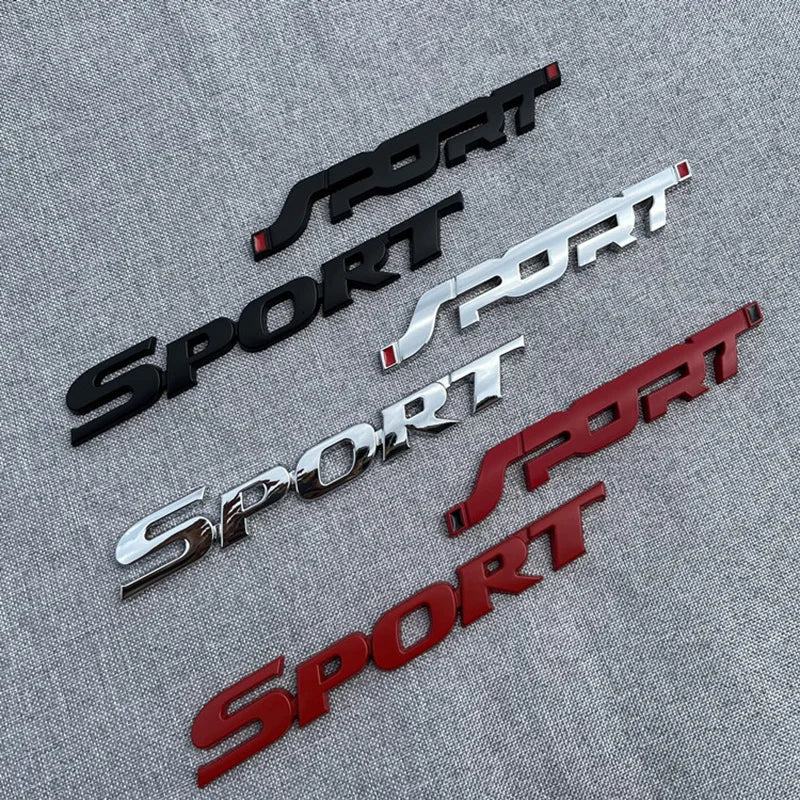 Sport 3D Metal Emblem Badge