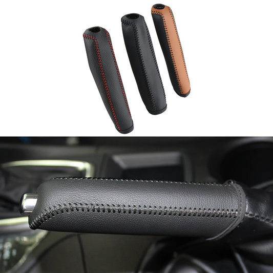 Leather Car Handbrake Cover