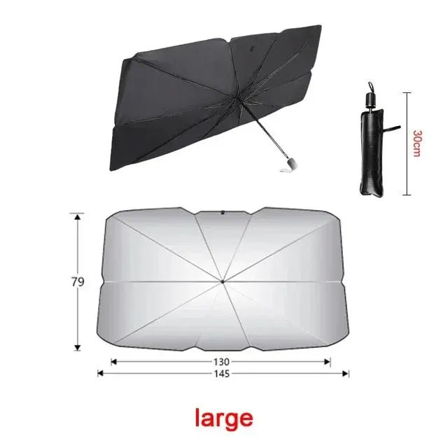 Car Interior Front Sunshade Umbrella