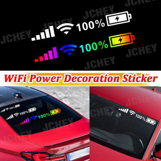 WiFi Power Reflective Sticker 