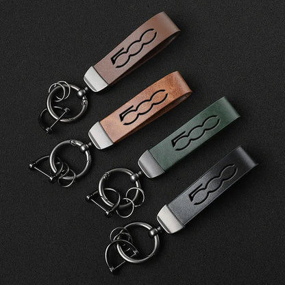 500 Leather Premium Keychain FT