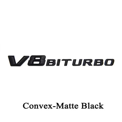 V8 BITURBO 3D Emblem Badge