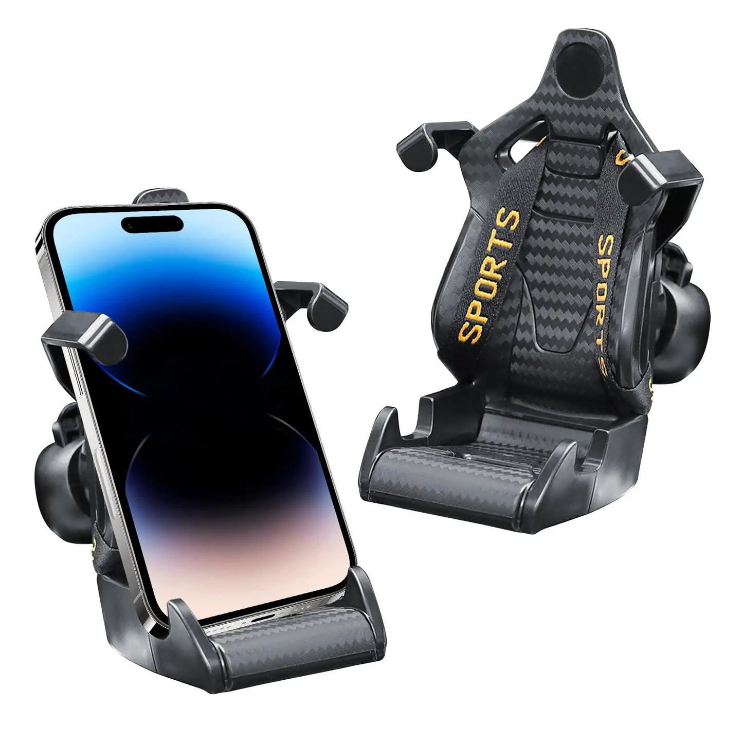 Racing Seat Design Car Phone Holder 