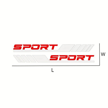 4PCS Car Door Side Sport Strip Sticker