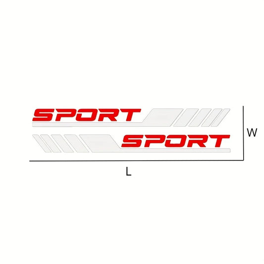 4PCS Car Door Side Sport Strip Sticker
