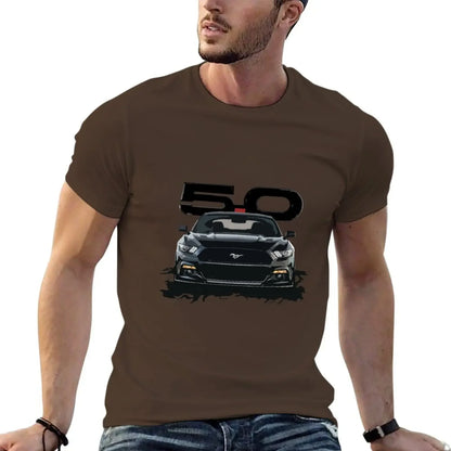 Schwarzes S550-Auto-T-Shirt