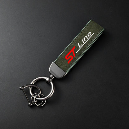 Porte-clés en cuir ST Line 