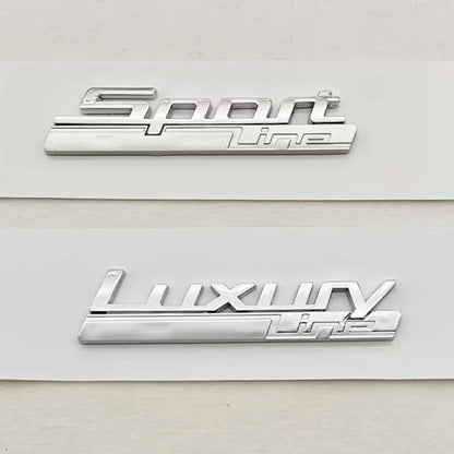 Luxus-Sport-Line-Abzeichenaufkleber