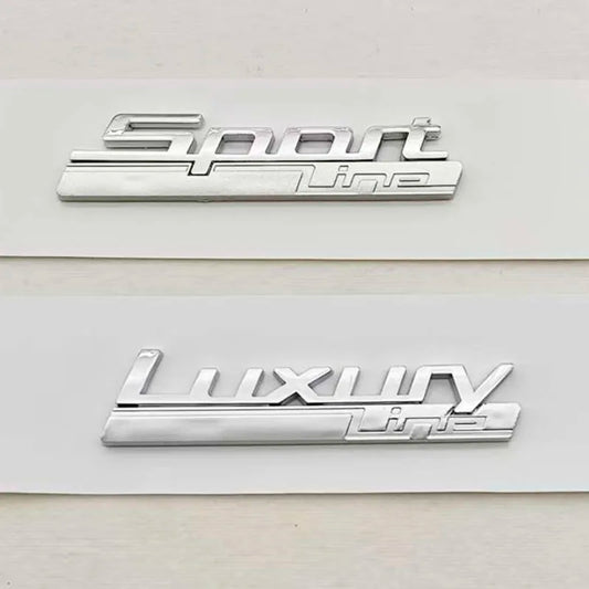 Luxury Sport Line Badge Sticker