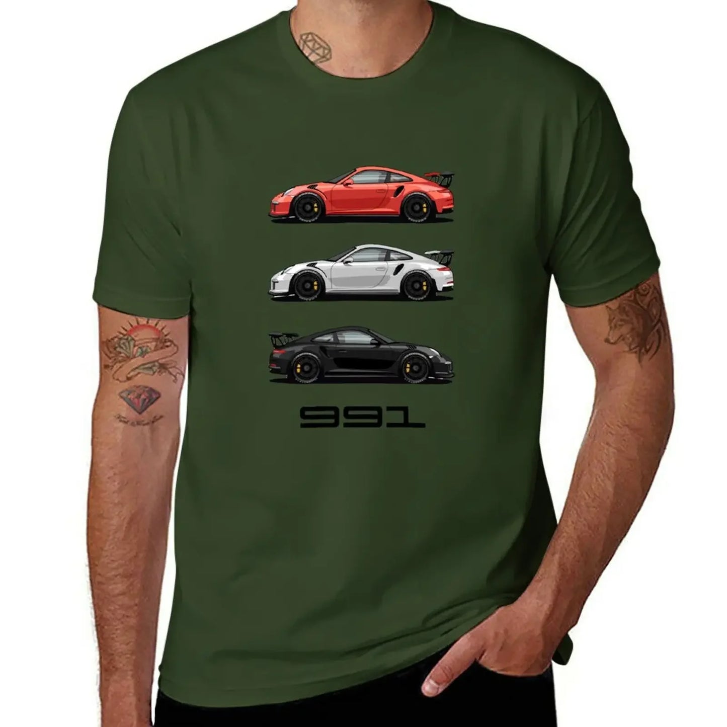 Klassisches 991 GT3 RS Baumwollhemd PE