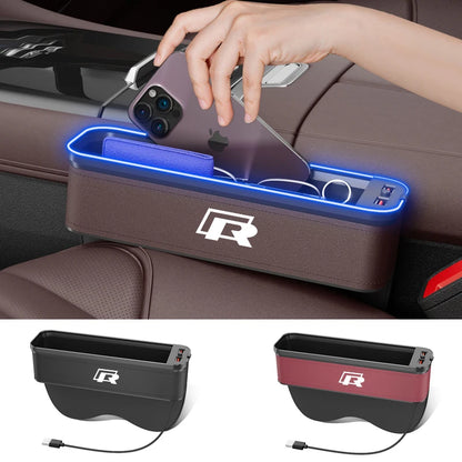 USB Charging Multifunction Seat Storage Box