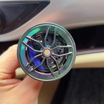 Rotating Magnetic Car Aroma Diffuser – Gyroscope Fingertip Style