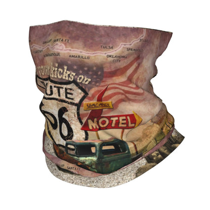 Cachecol com faixa para cabeça Route 66