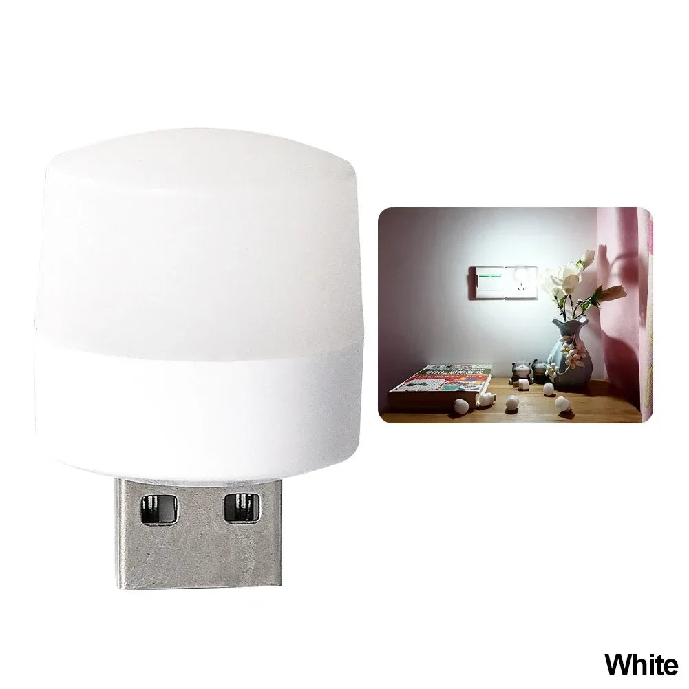 1/2PCS Mini USB Car LED Light