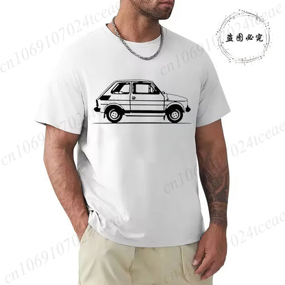 Old Car Print Man Fashion T-Shirt