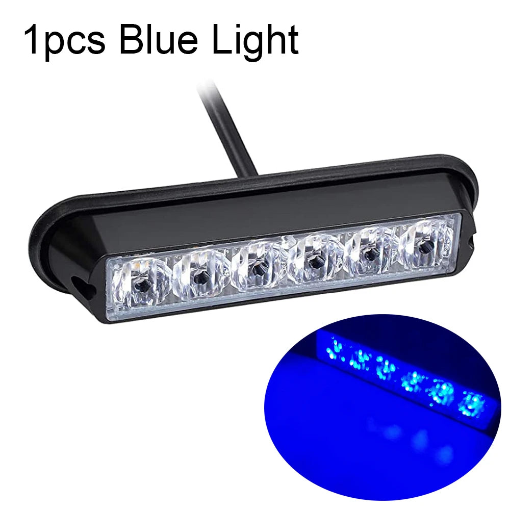 6 LED Strobe Lights Vehicle Mount 