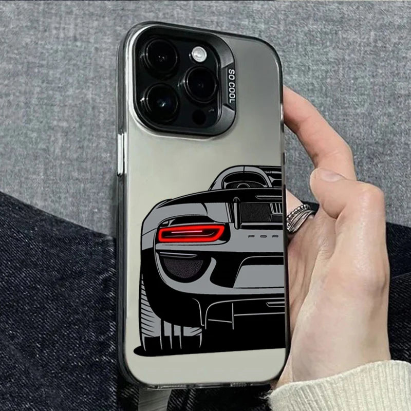 iPhone-Hülle mit Sportwagen-Print