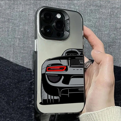 iPhone-Hülle mit Sportwagen-Print