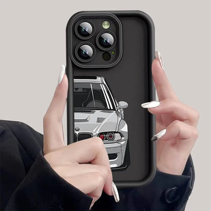 Custodia per iPhone in silicone per auto sportive