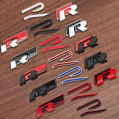 R logo Emblem Trunk Sticker