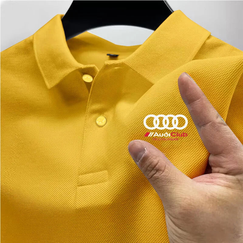 Polo esportivo com gola redonda