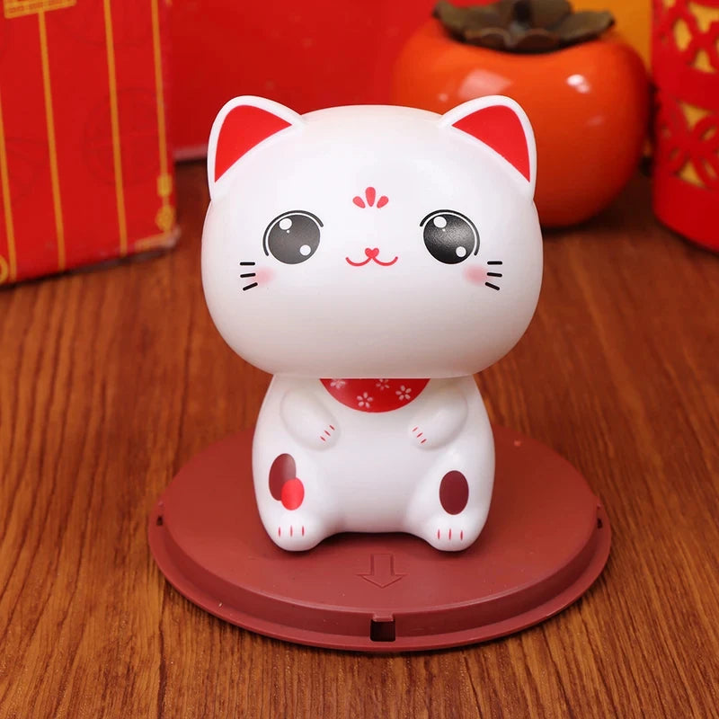 Solar Powered Maneki Neko Cat 