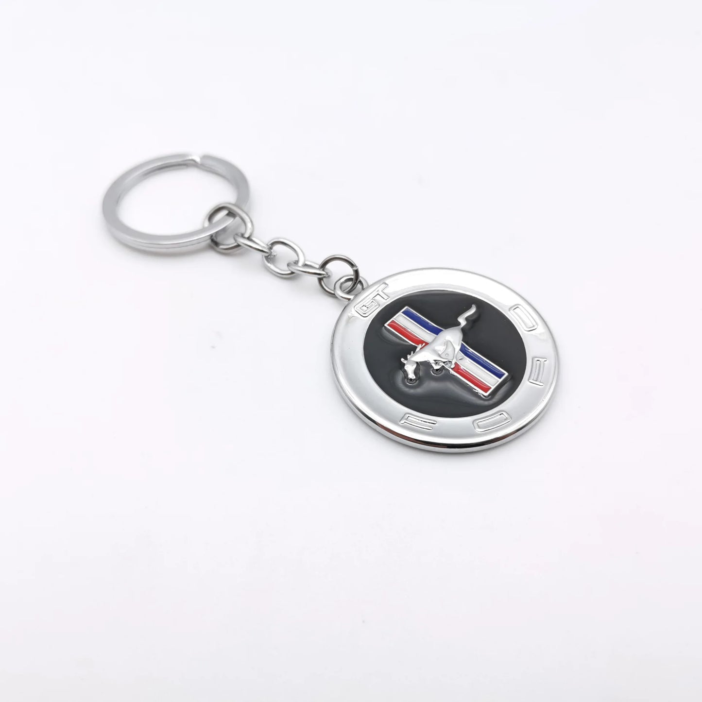 Horse Logo MG Metal Keychain