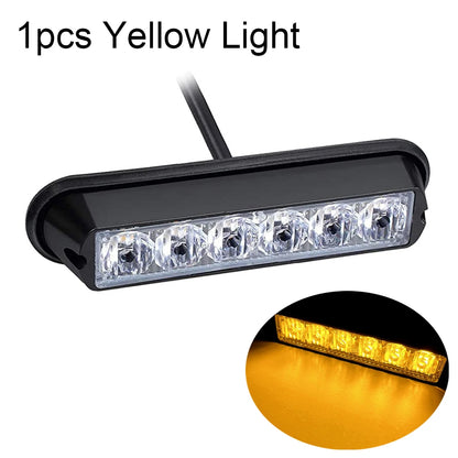 6 LED Strobe Lights Vehicle Mount 