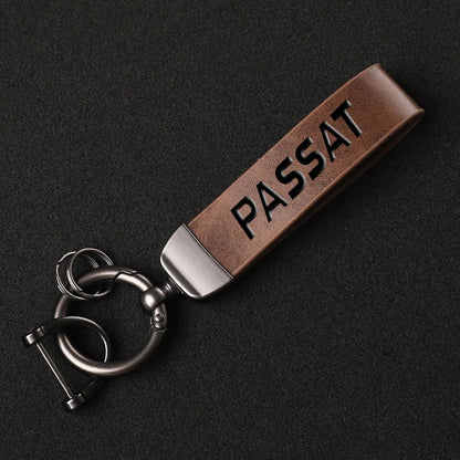 Passat Leather Keychain