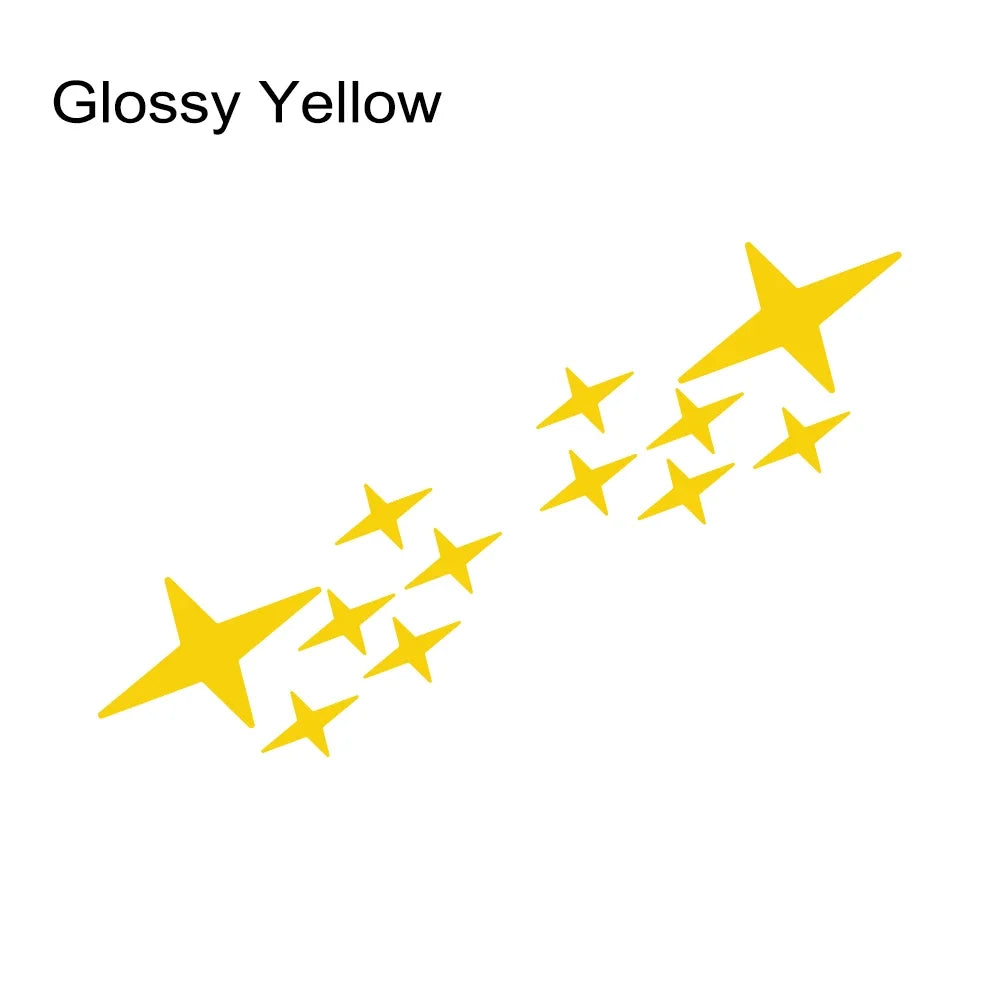 2PCS Car Side Door Creative Stars Stickers