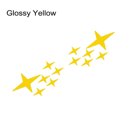 2PCS Car Side Door Creative Stars Stickers