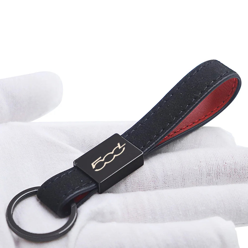 500 Car Suede Keychain 
