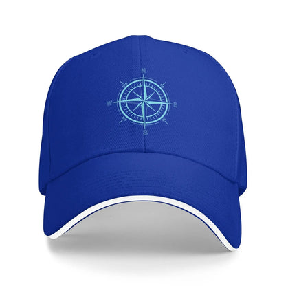 Compass Print Baseball Cap 