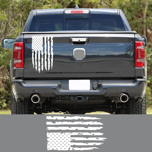 Amerikanischer Flaggen -LKW -Aufkleber