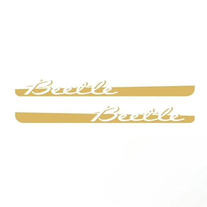 2PCS Car Door Side Skirt Sticker Beetle