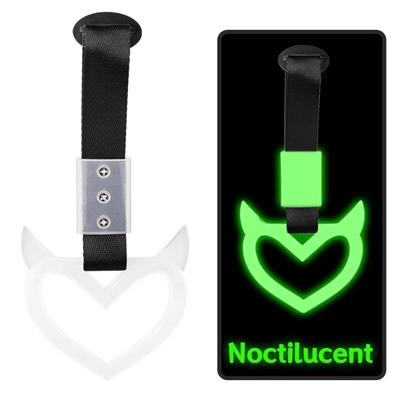 Heart Cat Ear Car Handle Strap