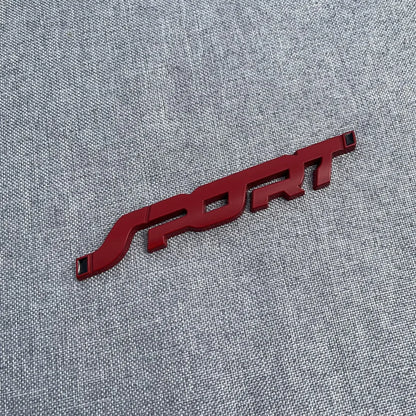 Sport 3D Metal Emblem Badge