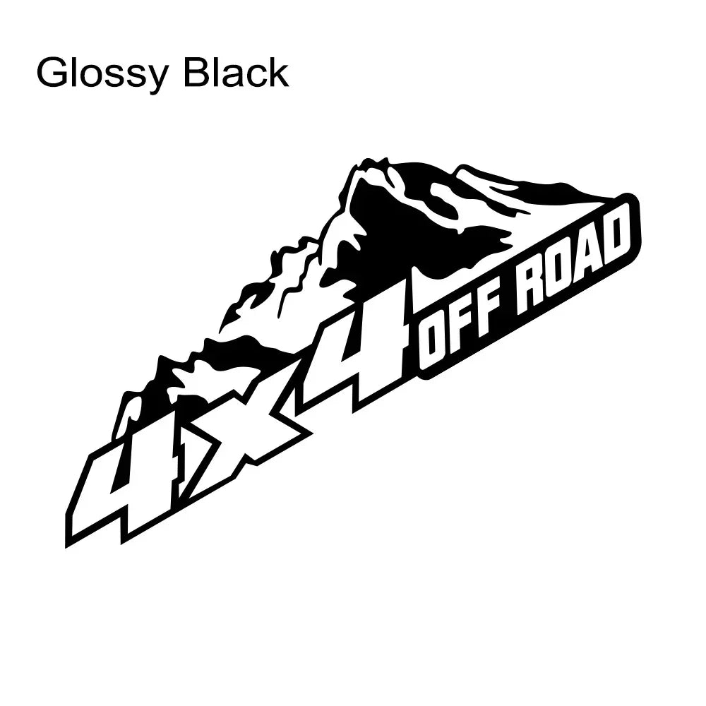4x4 Off Road Mountain Decal