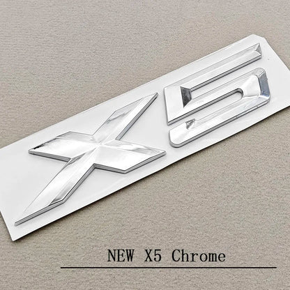 X3 X5 X6 Badge Sticker 