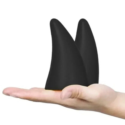 2PCS 3D Devil Horn Car Roof Stickers 