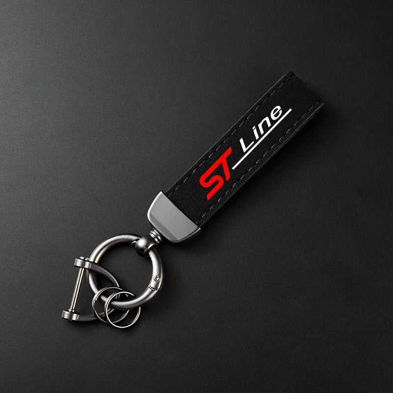 Porte-clés en cuir ST Line 