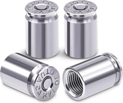 4PCS Tire Valve Caps Aluminum