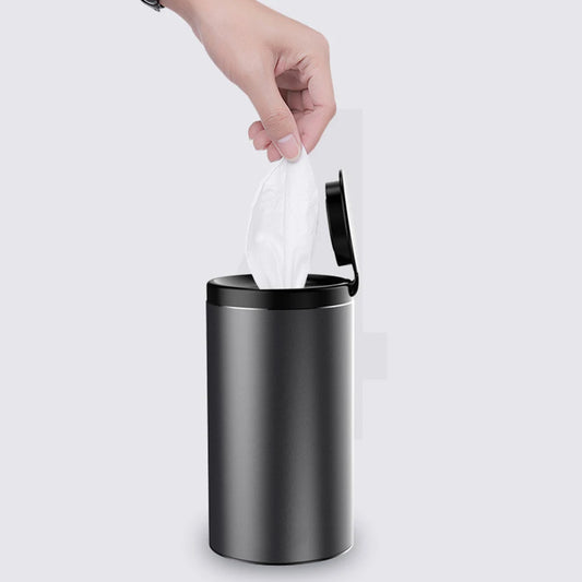 Car Trash Can Press Open