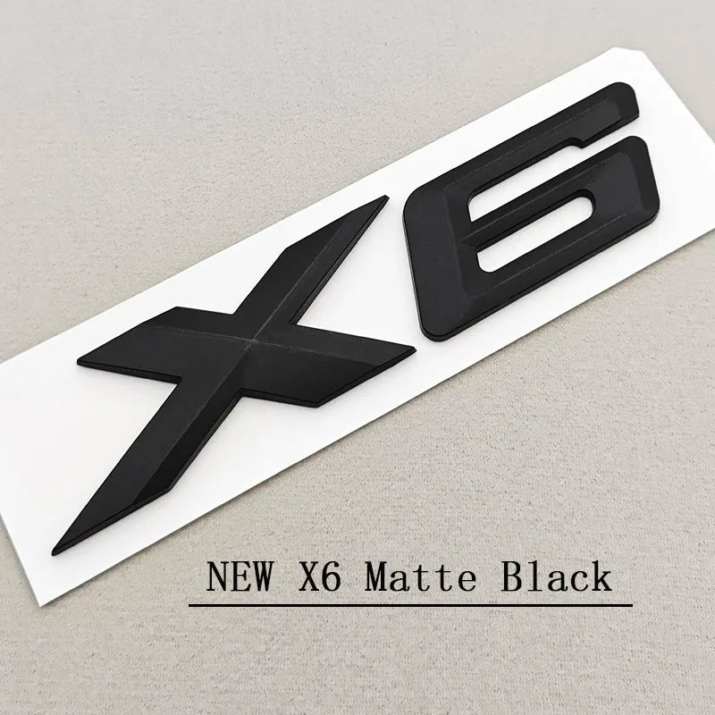 X3 X5 X6 Badge Sticker 