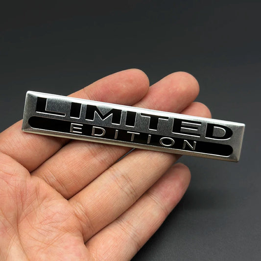 Limited Edition 3D Metal Emblem Badge